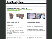 Tablet Screenshot of handhole.com